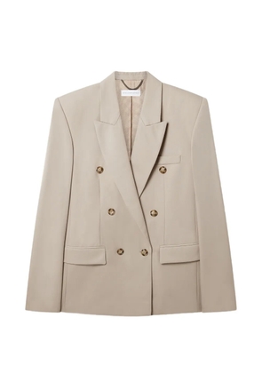 Stella McCartney double-breasted wool jacket - Neutrals