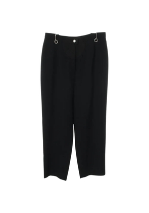 CHANEL Pre-Owned 1986-1988 Coco Mark tapered trousers - Black