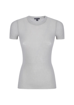 James Perse ribbed-knit T-shirt - Grey