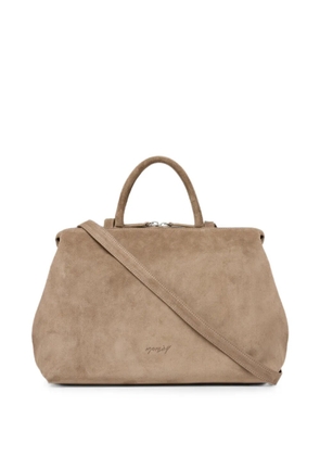 Marsèll 4 Dritta suede tote bag - Neutrals