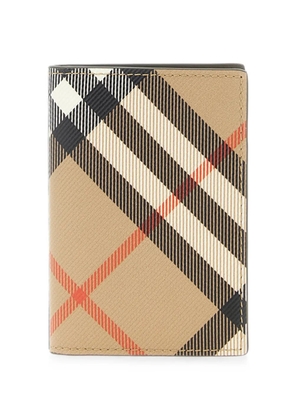 Burberry Check cardholder - Neutrals