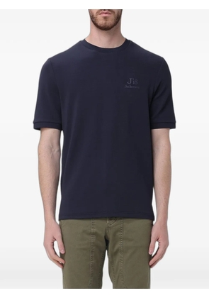 JECKERSON logo-print piqué T-shirt - Blue