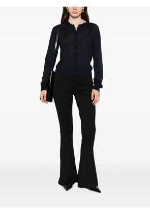 Liviana Conti fine-knit button-up cardigan - Blue