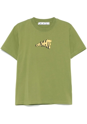 Off-White Arrows-print T-shirt - Green
