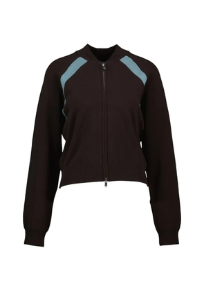 SAMSOE SAMSOE Savala logo-knit bomber jacket - Brown