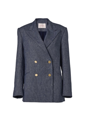 Carolina Herrera double-breasted blazer - Blue