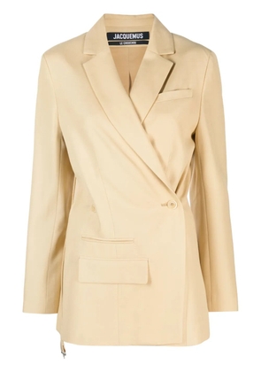Jacquemus Le Veste Tibau crossover blazer - Neutrals