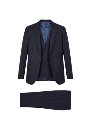 LUIGI BIANCHI MANTOVA three-piece single-breasted suit - Blue