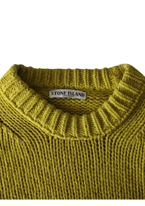 Stone Island chunky-knit crew-neck sweater - Yellow