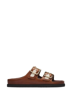 Birkenstock Arizona bold canvas sandals - Brown