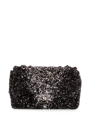 CHANEL Pre-Owned Sequin Single Flap shoulder bag - Black