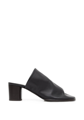 LEMAIRE Glove leather mules - Black