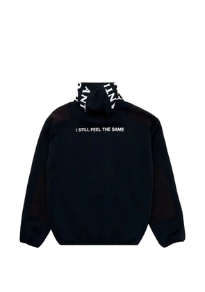Anti Social Social Club logo-print zip-up hoodie - Black