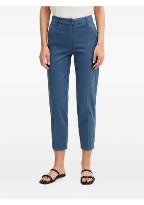 Benetton slim-fit cropped trousers - Blue