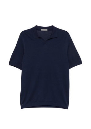 Corneliani short-sleeve polo shirt - Blue