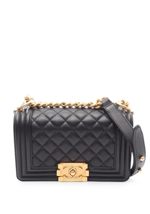 CHANEL Pre-Owned 2020s Boy chain shoulder bag - Black