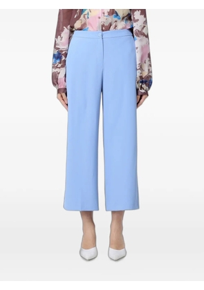 Hanita cropped crêpe trousers - Blue