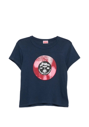 Kenzo Kenzo Sounds graphic-print T-shirt - Blue