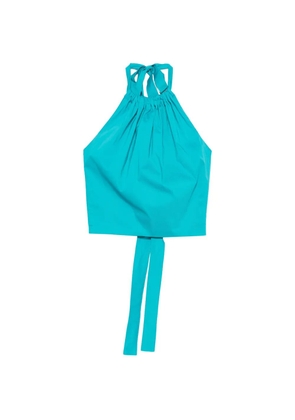 Liviana Conti halterneck top - Blue