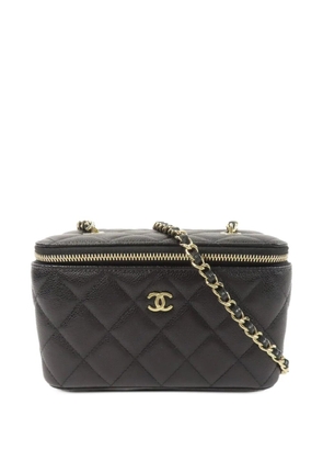 CHANEL Pre-Owned CC-plaque shoulder bag - Black