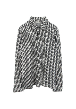 Christian Dior Pre-Owned Oblique jacquard overshirt - Black