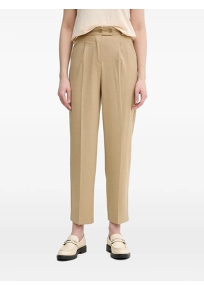 Benetton pleated straight-leg trousers - Neutrals