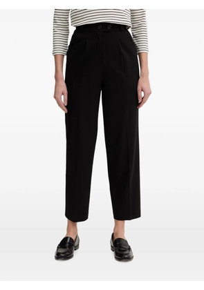 Benetton pleated straight-leg trousers - Black