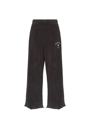 MM6 Maison Margiela brushed fleece cotton sweatpants - Grey