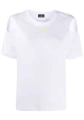 COUNTY OF MILAN cold shoulders T-shirt - White