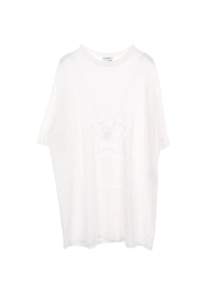 CHANEL Pre-Owned 1986-1988 Coco Mark star T-shirt - White