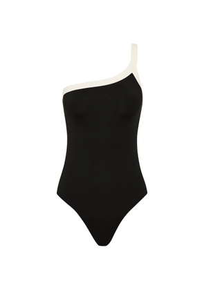 BONDI BORN Nicky one-shoulder swimsuit - Black