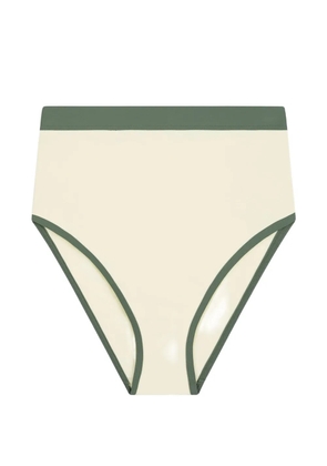 BONDI BORN Jayde high-waisted bikini bottoms - Neutrals