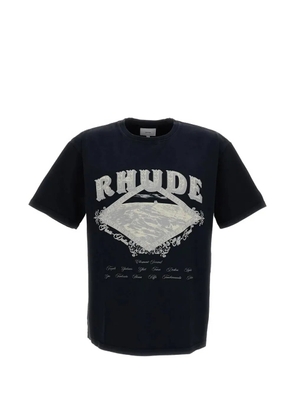 RHUDE Dakar Convoy graphic-print T-shirt - Black