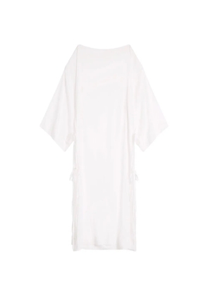 BONDI BORN Cremona tie-side cover-up tunic - White