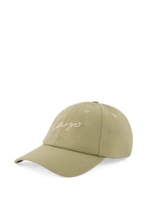 Kenzo logo-embroidered baseball cap - Green
