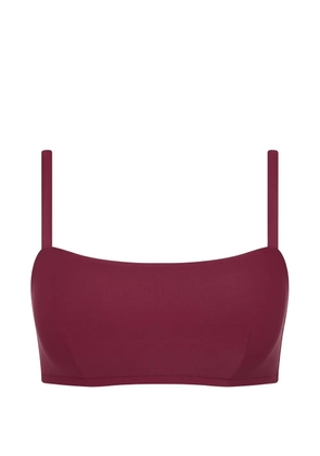 BONDI BORN Anja square-neck bikini top - Red