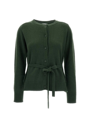 P.A.R.O.S.H. belted wool cardigan - Green