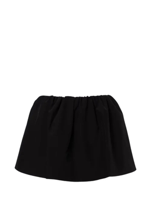WARDROBE.NYC gathered mini skirt - Black