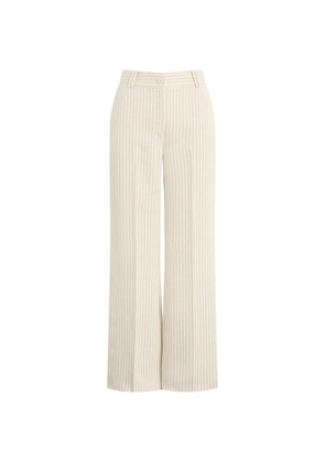 Favorite Daughter Fine Line pinstripe trousers - Neutrals