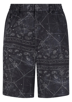 Armani Exchange paisley-print shorts - Black