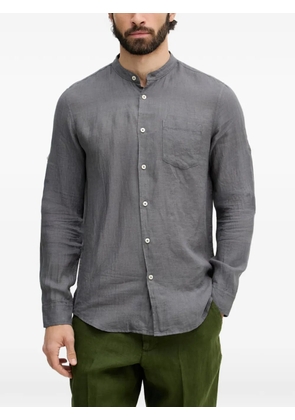 Benetton mandarin-collar pocket shirt - Grey