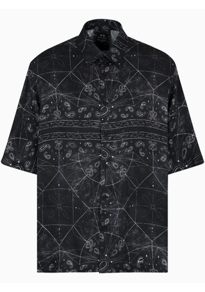 Armani Exchange graphic-print shirt - Black