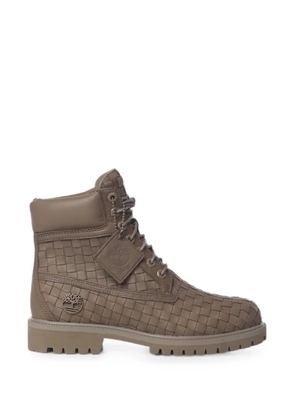 Timberland woven leather hiking boots - Brown