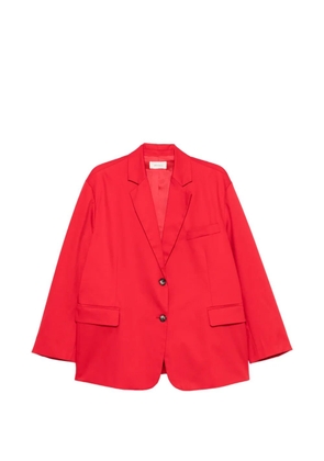 VICOLO notched-lapel single-breasted blazer - Red