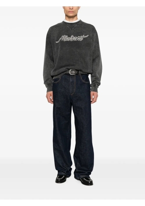 MARANT logo-embroidered sweatshirt - Grey