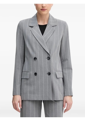 Benetton pinstripe double-breasted blazer - Grey