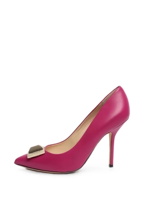 PUCCI Pre-Owned leather heeled pumps - Pink