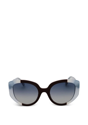 Moschino Eyewear full-rim cat-eye sunglasses - Brown