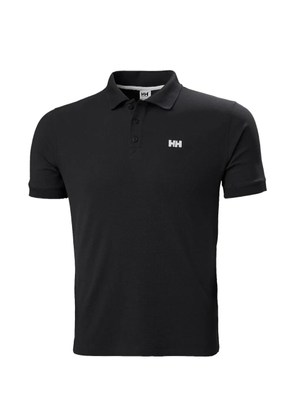 Helly Hansen Driftline logo-print piqué polo shirt - Black