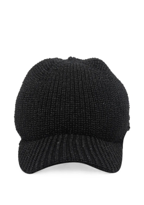 LIU JO sequin-embellished knitted-construction cap - Black